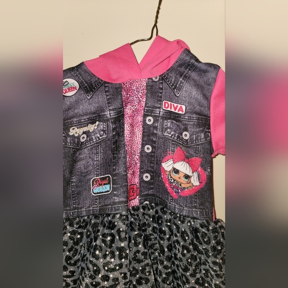 Girls LOL Dress 4/5T - Picture 3 of 4